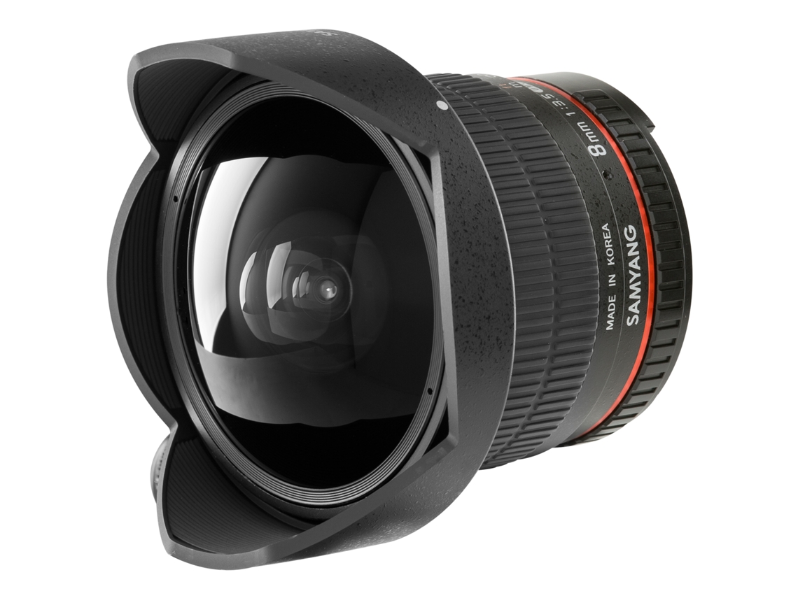 Objetiva SAMYANG 8MM F3.5 Nikon AE CSII FISH (Encaixe: Nikon F - Abertura: f/22 - f/3.5)