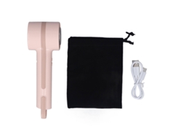 Ventilador Portátil Usb Recarregável Rosa Com Compressão Fria