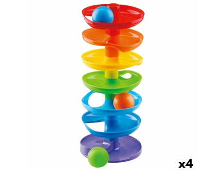 Espiral de Atividades PlayGo Rainbow 15 x 37 x 15,5 cm 4 Unidades