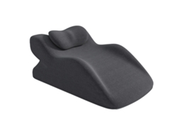 Almofada Em W, Design Ergonômico, Suporte Multiuso, Preto