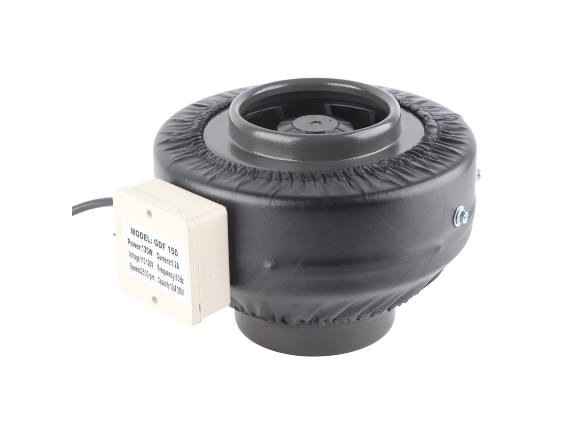 Ventilador Duto 6 Polegadas Ajustável 100‑120v Plug Us