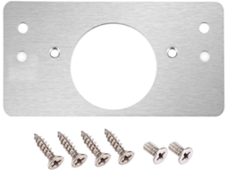 Kit De Placa Reparo E Parafusos Montagem Para Dobradiças Armário Em Aço Inoxidável Fixação Da Lateral Porta Manutenção