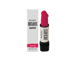 Batom LAXISCREED Vermelho Rosa, Acabamento Matte para Festas e Eventos Natalícios