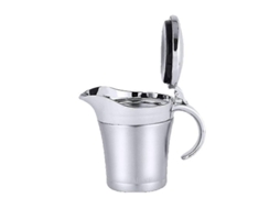 Jarra De Salsa De Acero Inoxidable 304 Doble Pared Aislada Con Tapa Para Cocina Pequeño