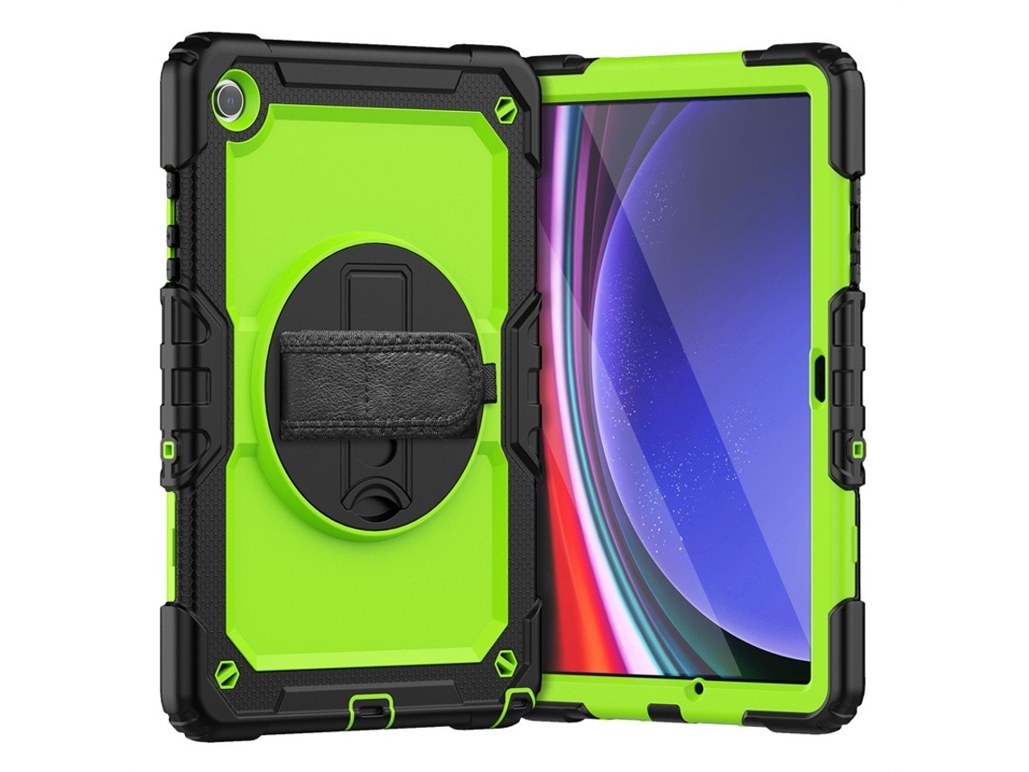 Capa Para Tablet Lurelia, Para Samsung Galaxy Tab S6 Lite P610 P615 De Silicone, Verde Escuro, Proteção Antiquedas