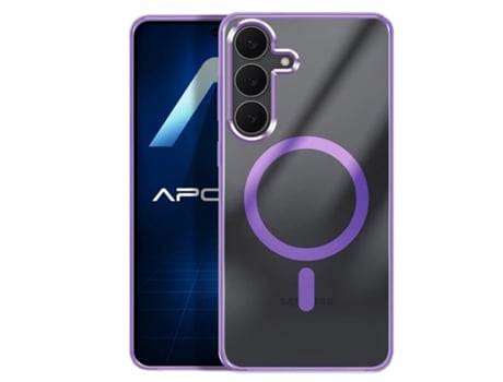 Capa Samsung Galaxy S25 Fe Acrílica Magsafe - Lilás