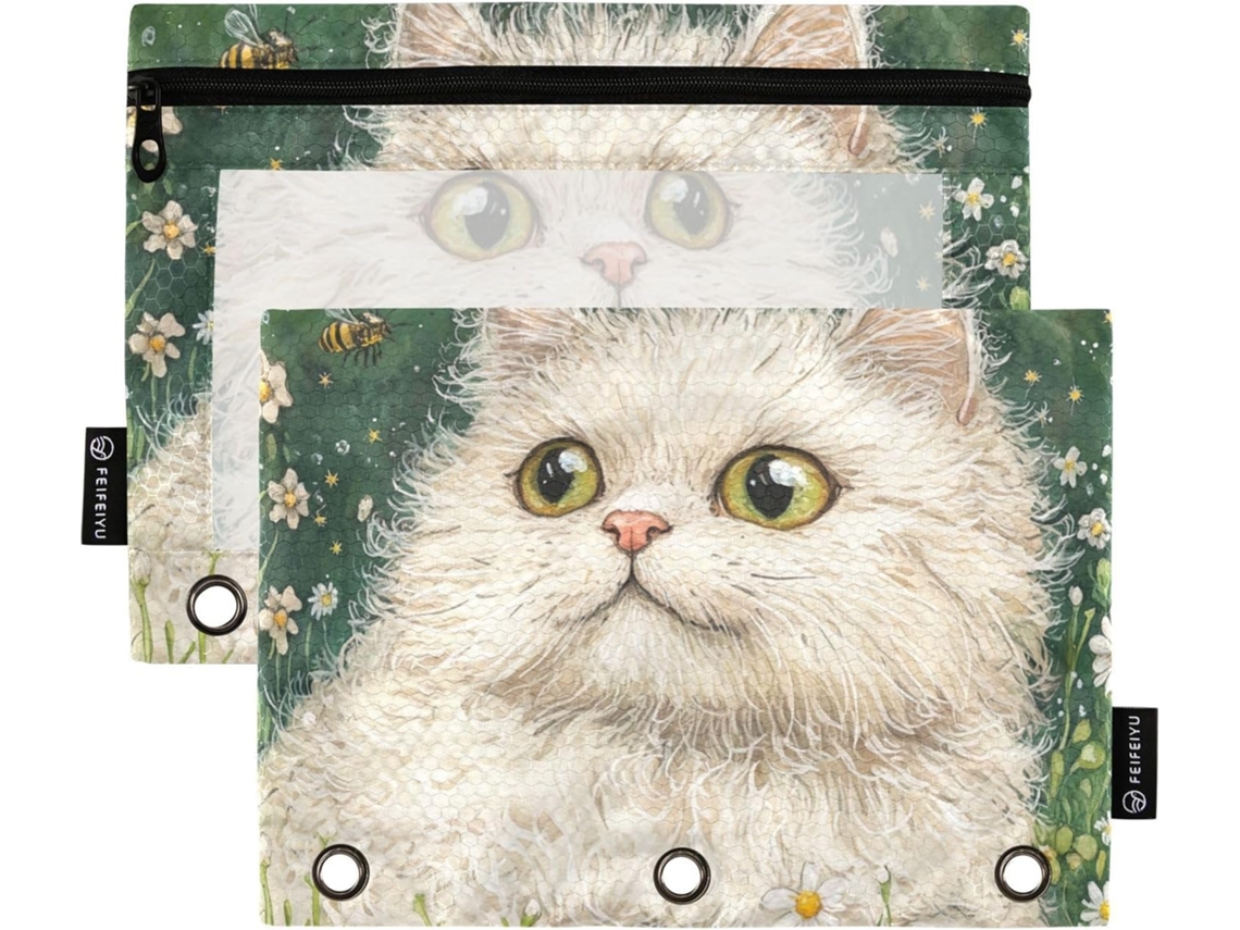 Pasta De Escritório Verde Com Estampa Rex Da Art Selkirk, Com Janela Transparente E Fecho Multicolorido Possui 3 Furos