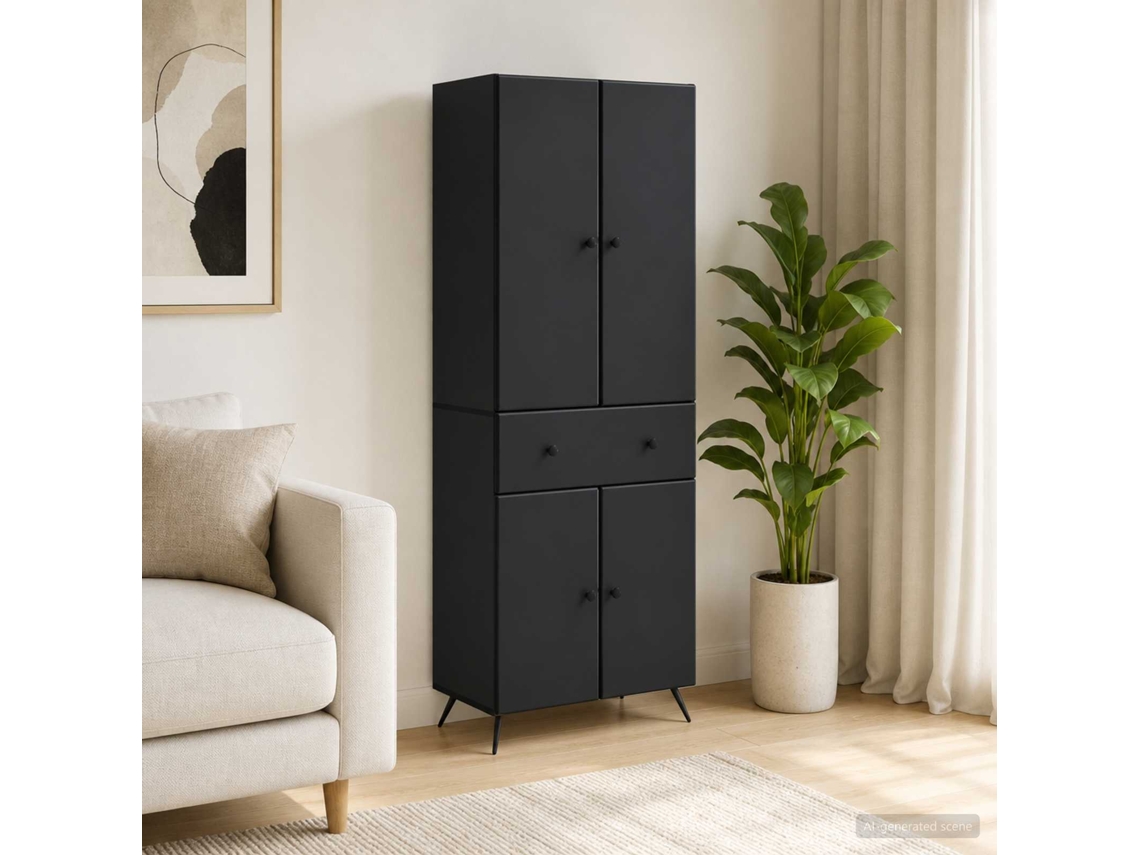 Vidaxl 2 Unid. Preto