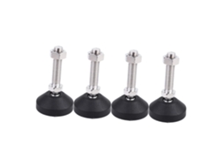 Conjunto De 4 Niveladores Mecânicos Nylon Antiderrapantes E À Prova Choque