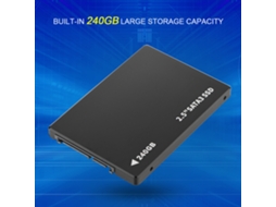 Ssd Sata De 240g, Disco Rígido Móvel De 2,5 Polegadas Para Notebook E Pc Desktop, Preto