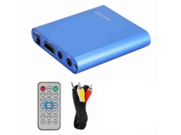 Mali reprodutor de Mídia Digital Mini 1080p com Interface Multimídia Hd, Decodificador de Disco Rígido e Controle Remoto