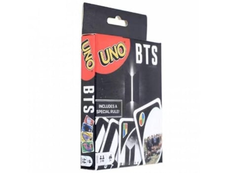 Jogo de Cartas Uno Bts Themed Card Game For 2-10 Players Pvc Giant Family Card Game Home Party Supply (Idade Mínima: 3 Anos - Dificuldade: Intermédia)