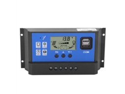 2026 regulador de Carga Solar com Painel de Bateria Lcd e Porta Usb Dupla 12/24v 50a Controlador Inteligente