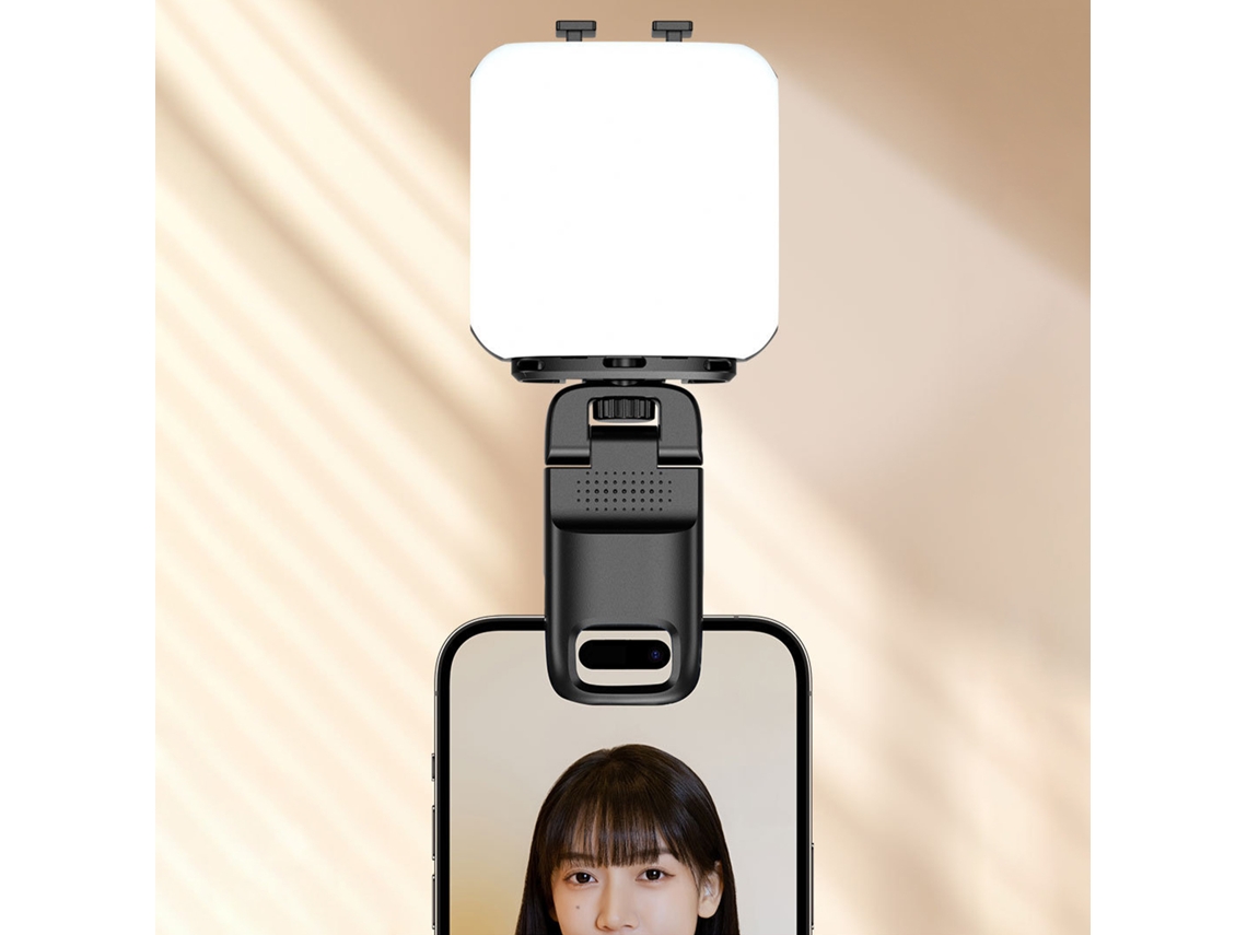 Luz de preenchimento para Selfie portátil Led Usb com modos de iluminação e ângulo ajustável | S/MARCA