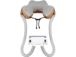 Lurelia Almofada De Pescoço Com Suporte 18 Cm 28 Cm Ajustável Flexível Rotação 360° Castanho