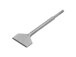 Cinzel largo para tesoura de argamassa fina, para escalada de paredes e pisos, cabo redondo, martelo demolidor rotativo, 7,6 x 25,4 cm (3 x 10 polegadas)