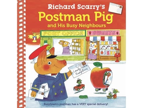 Livro Richard Scarrys Postman Pig and His Busy Neighbours de Richard Scarry (Inglês)