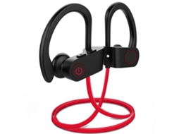 (vermelho) Fones De Ouvido Sem Fio Bluetooth 5.0 À Prova D'água Com Faixa Magnética Para O Pescoço E Controle De Volume