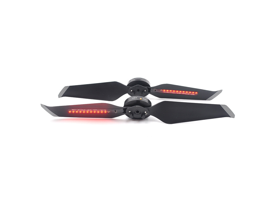 2 Hélices Compatíveis Com Lanterna Led, Hélices De Drone Rc Com Conexão Rápida Cw E Ccw Recarregáveis Slowmoose