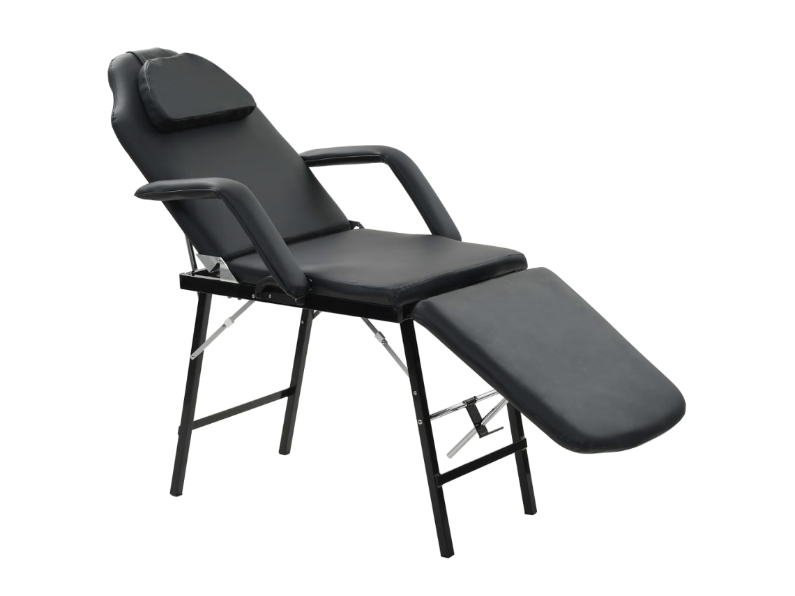 Facial Bed, Facial Beds Vidaxl Preto Couro Artificial