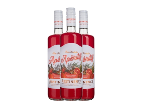 Schnapp ABSTINENCE Blood Orange Aperitif Sem Álcool (0.75 L - 3 Unidades)