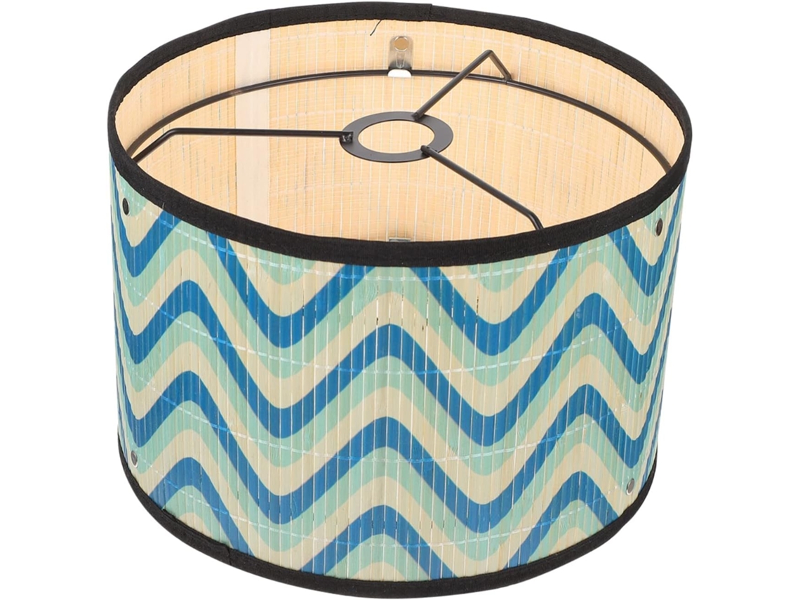 Abajur De Bambu Em Estilo Moderno E Elegante Para Luminária De Teto Ou Luminária De Mesa Decorativa.