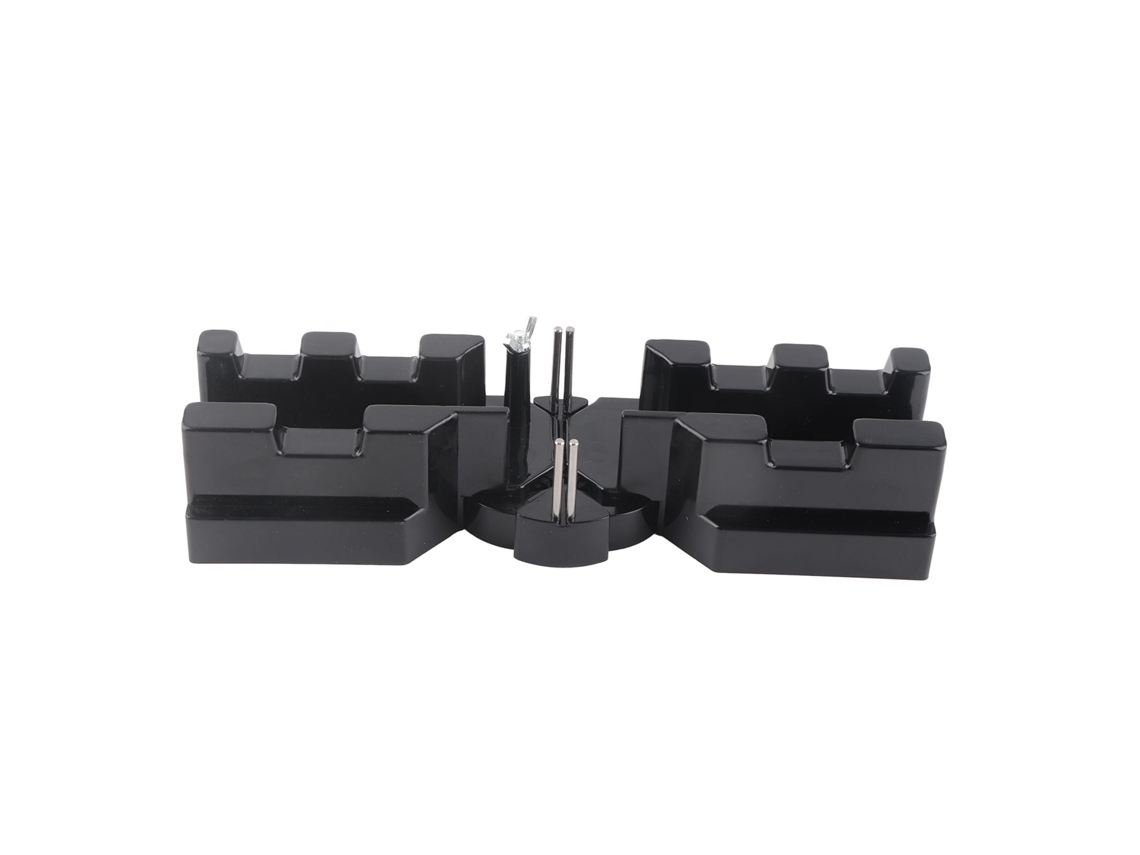 Ferramenta de Medição e Corte de Ângulos em Canto 2 em 1 Abs Preto Alta Precisão Resistente Ao Desgaste Template para Serra