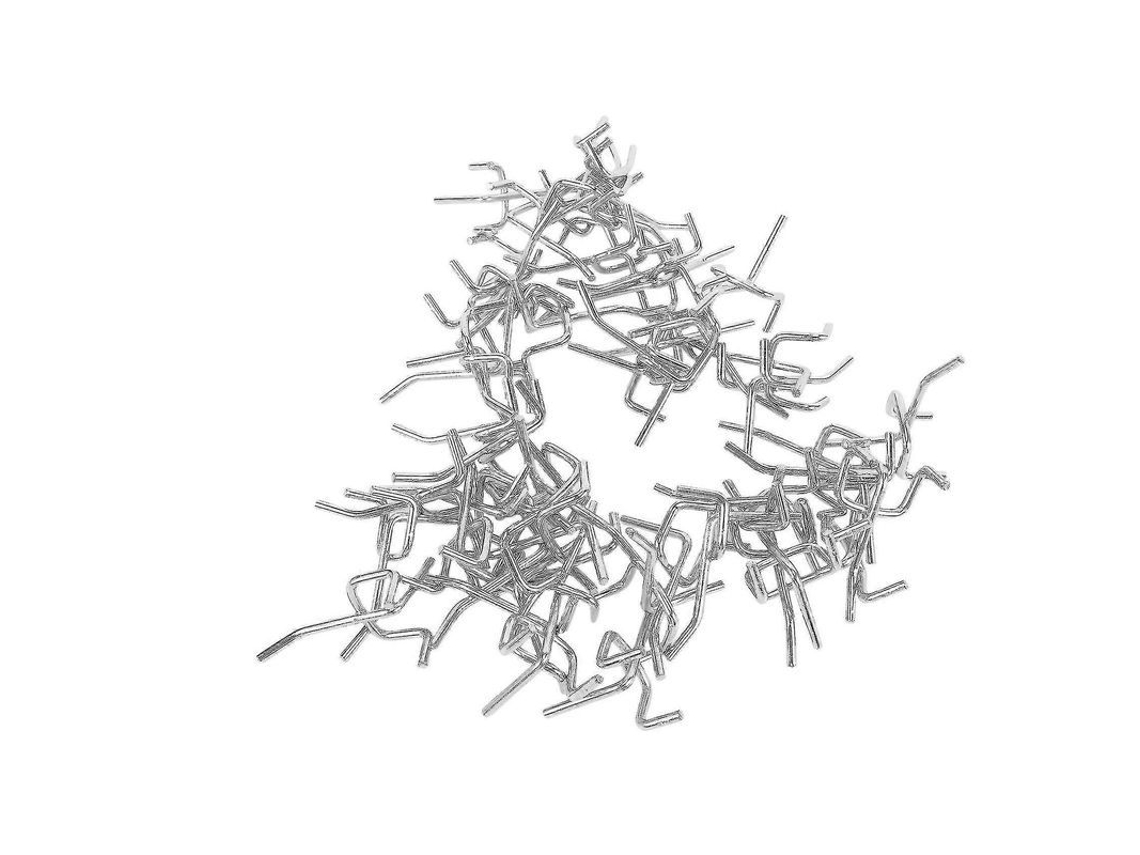 Fasst 50 Ganchos de Acero Carbono Duraderos para Painel Perfurado, Ideal para Garagem e Oficina, Organizador de Ferramentas CUIDADOS