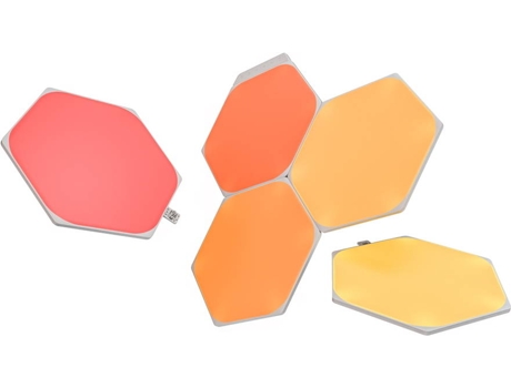 Painéis de Luz NANOLEAF Hexagons STR+5 | Worten.pt