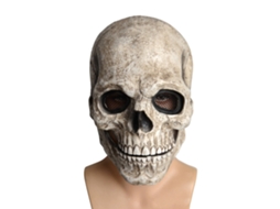 Laxiscreed Máscara De Caveira Com Boca Em Movimento Para Halloween, Estilo Moderno