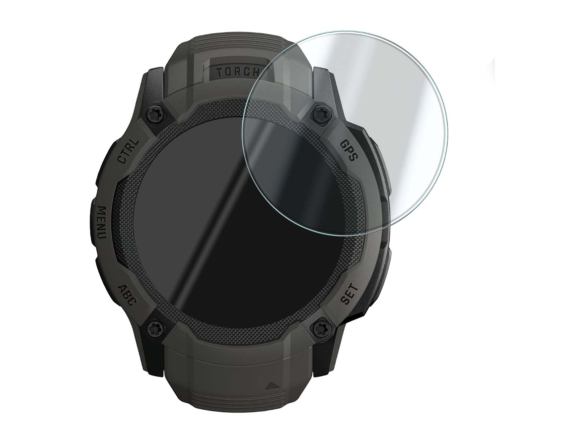 Spigen Sgp Película De Vidro Temperado Para Garmin Instinct 2x Solar Transparente