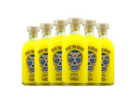 Tequila LASIL Kick The Rules Crema de Banana con Tequila (0.7 L - 6 Unidades)