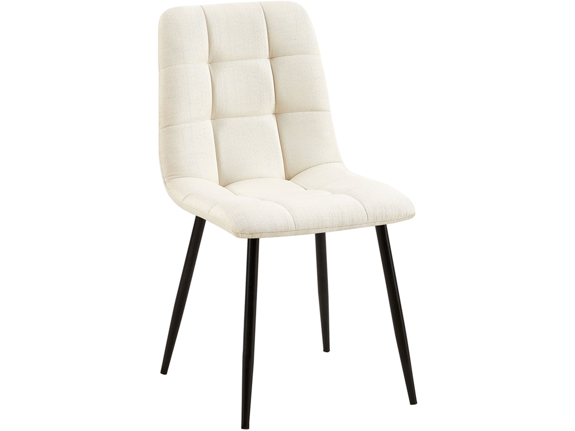 Cadeira De Jantar Tilde Creme/tecido Clp