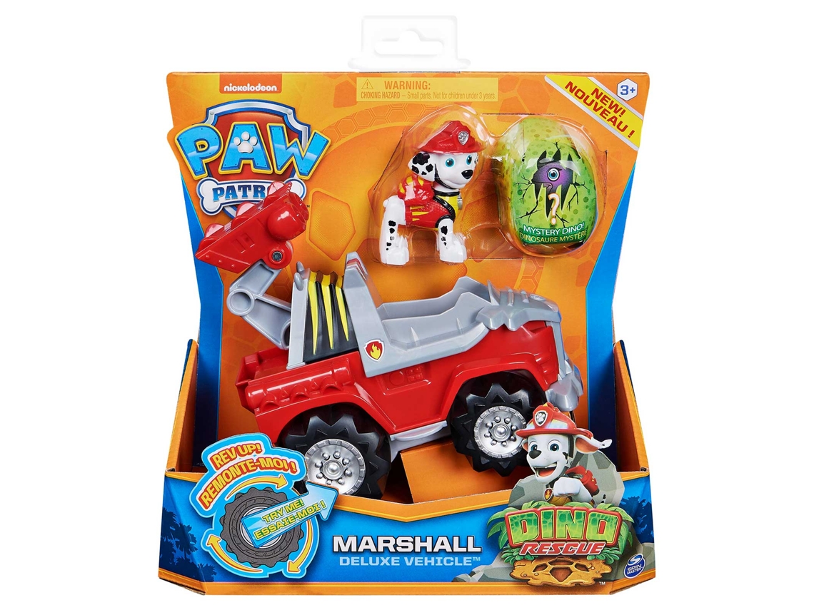 Patrulha Pata Dino Rescue Veículo Básico Marshall Concentra