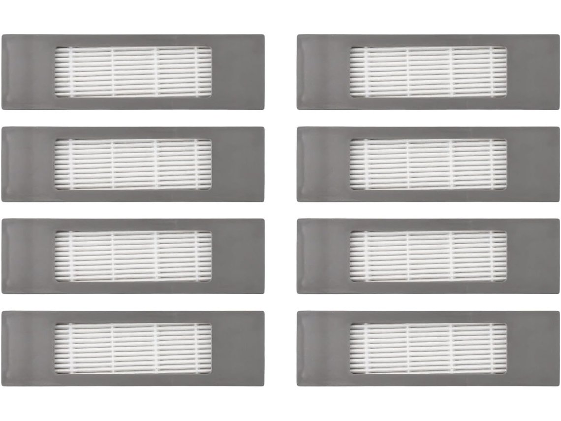 Conjunto De 8 Filtros Hepa Para Aspiradores Robô Ecovacs, Deebot,