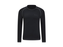 Lurelia Rash Guard Manga Longa Masculino M Preto Proteção Solar