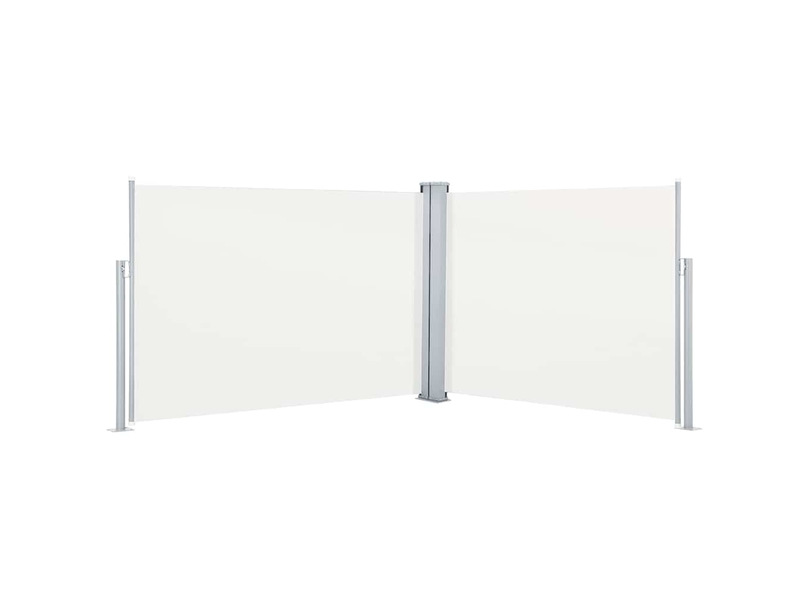 Maison Exclusive - Toldo Lateral Retrátil 100x1000 Cm Creme