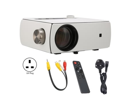 Mini projetor portátil YG430, compatível com PC, tela móvel para home theater, 110-240V