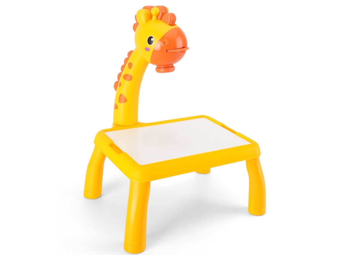 Mesa De Desenho Infantil Com Projetor Brinquedos Educativos Com Função De Canto Pintura De Projeção Table-a283*