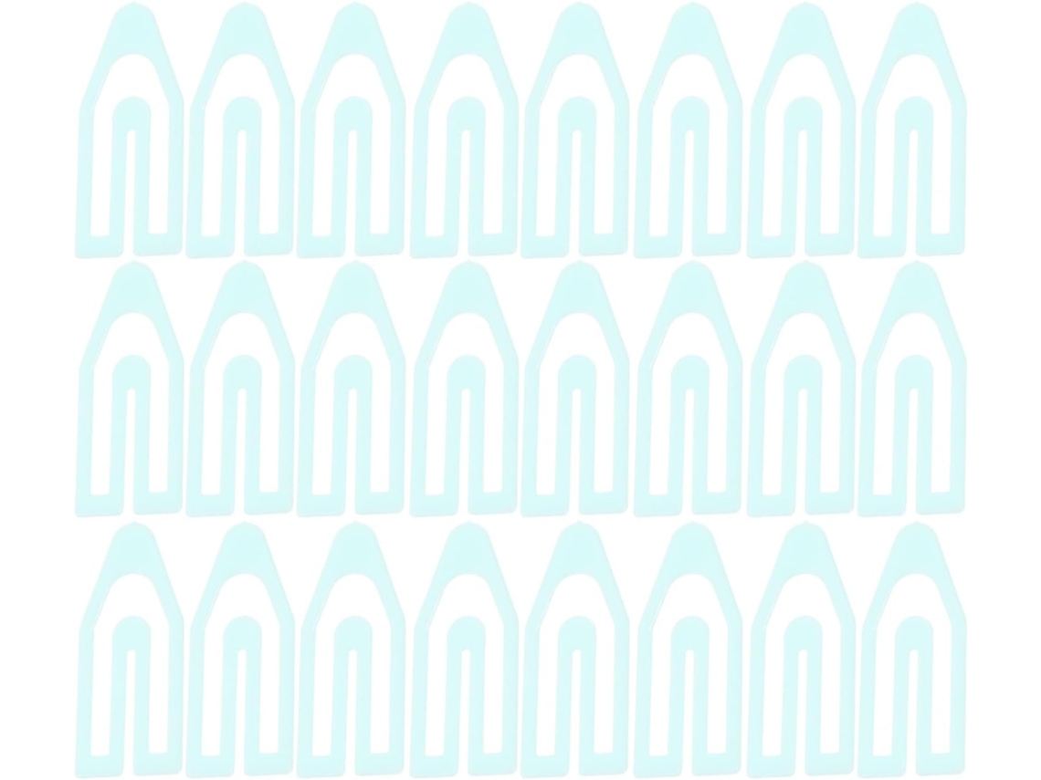 Shineofi 60 Clipes de Papel de Plástico Pequenos, Formatos Divertidos, Multiuso e Fáceis de Prender para Mesa de Casa