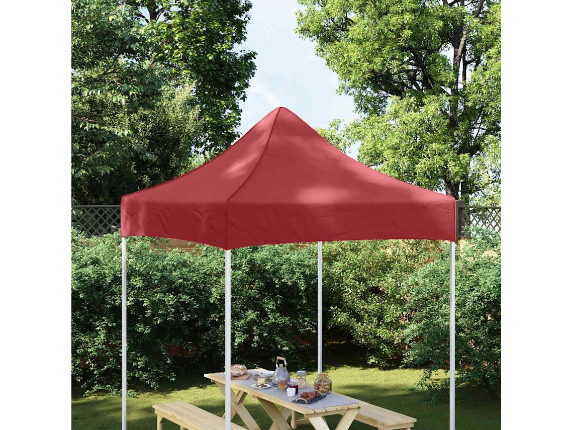 Vidaxl Teto Para Tenda De Festas 2x2 M 270 G/m² Bordô