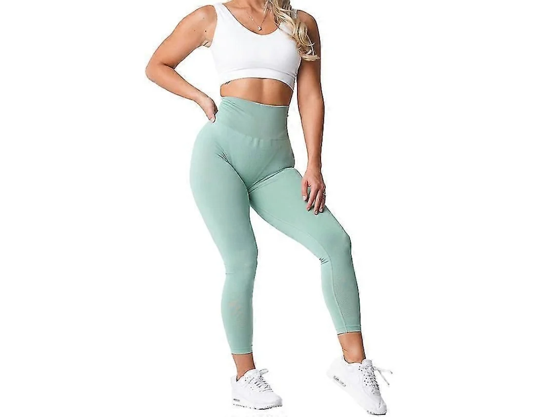 _leggings Sem Costuras Nvgtn Mulher Fitness Elástica Respirável Levanta Bumbum Esportivo