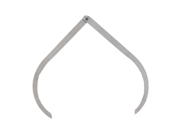Conjunto De Pinças Aço Inoxidável Com Haste Curva Nos Tamanhos 30 Cm,