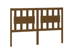 Bed Headboard, Bed Headboards Vidaxl Marrom Madeira De Pinho (145.5 X 100 Cm)