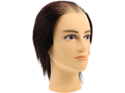 Cabeça de manequim masculina para prática de corte de cabelo - Modelo
