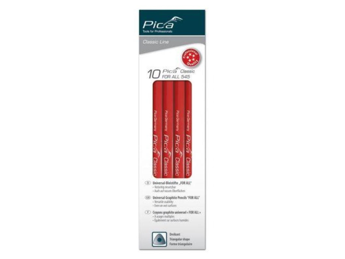 PICA-545/24-embalagem com 10 lápis universal de 23 cm