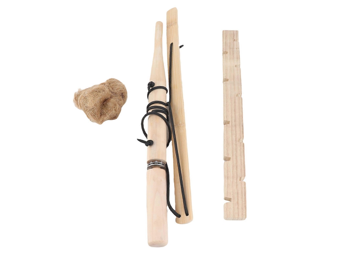 Kit De Ignição De Emergência Para Sobrevivência, Com Furadeira Para Madeira, Ideal Para Acampamentos Ao Ar Livre (1 Pessoa).