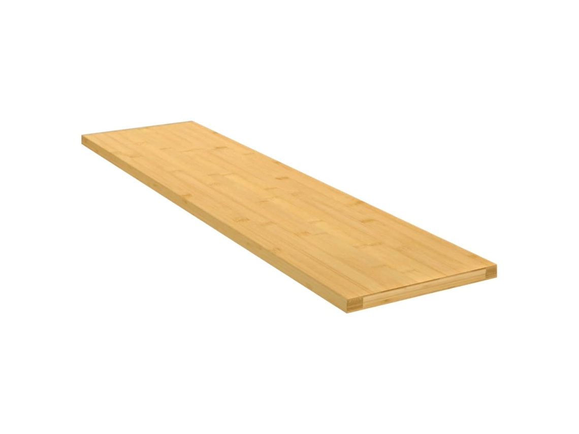 Prateleira de parede VIDAXL Marrom Bambu (80x20x1,5 cm)