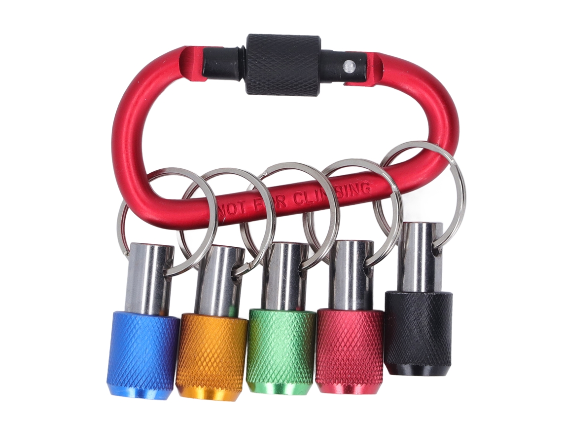 Suporte Para Broca Com Cabo Hexagonal 1/4 Polegada, Adaptador De Extensão De Mudança Rápida Com 5 Soquetes Coloridos