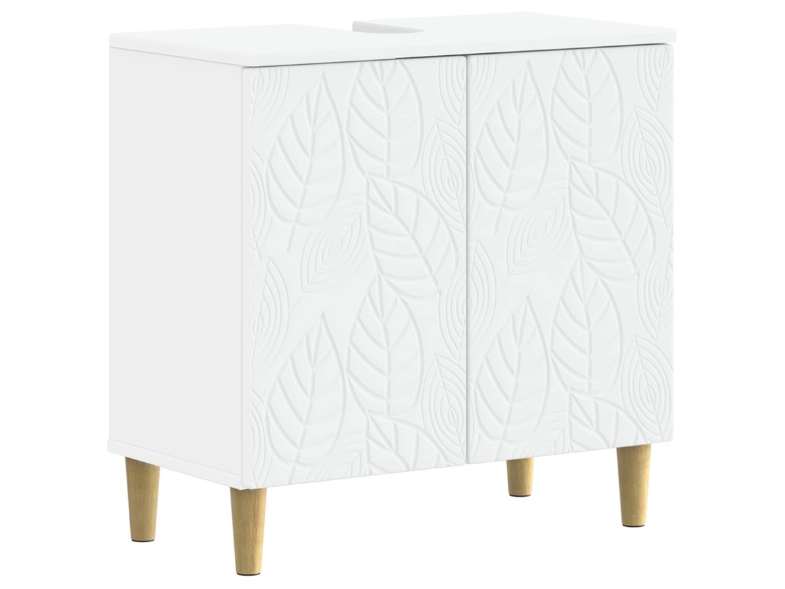 Vidaxl Armário Para Pia De Banheiro Delft Branco 59,5 X 31,5 X 59 Cm